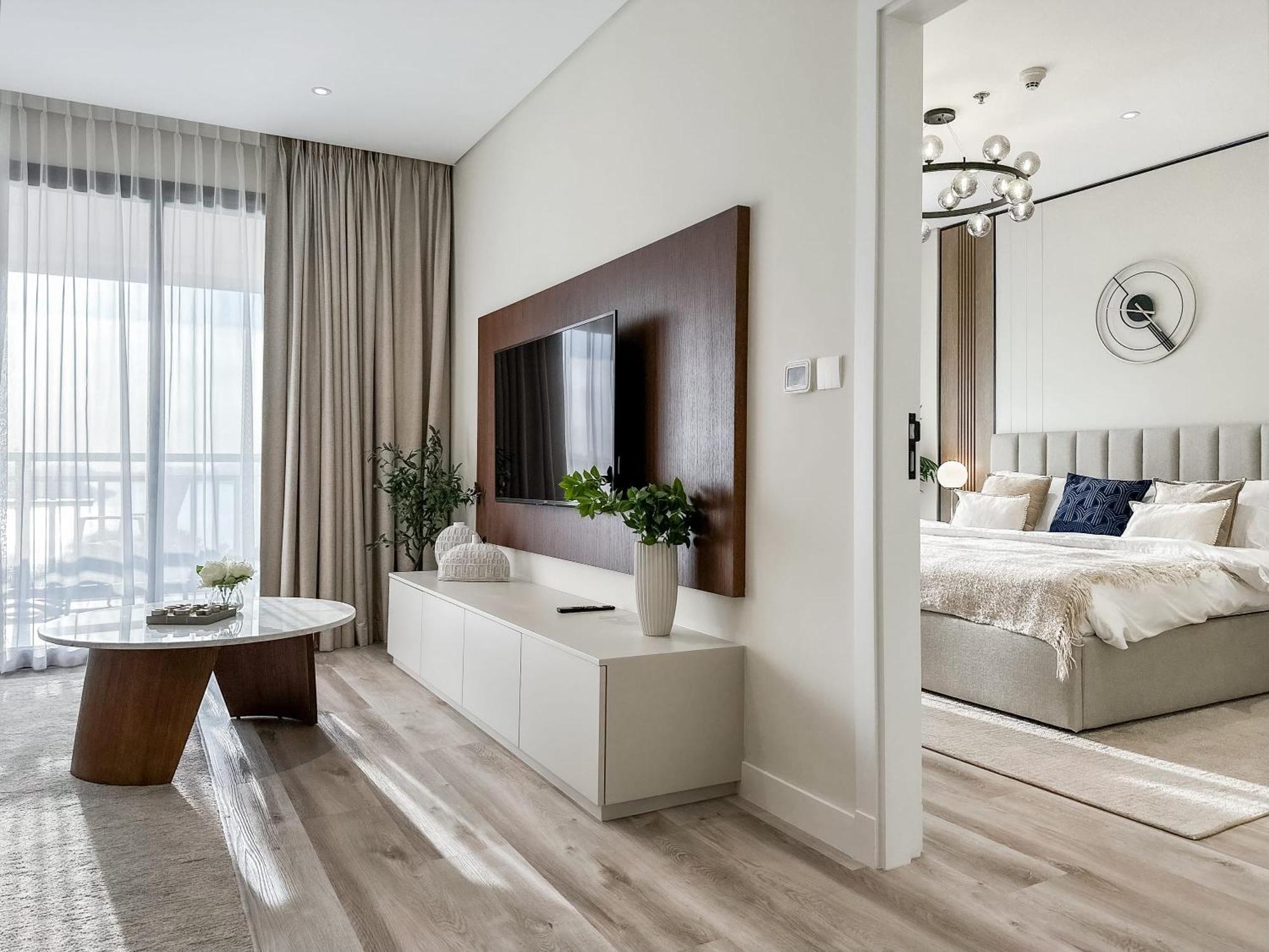 Relaxing 1 Bedroom Apartment At 5 Star Resort Dubai Luaran gambar